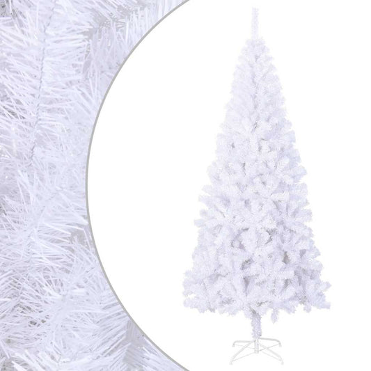 Vidaxl Árbol De Navidad Artificial L 240 Cm Blanco_0