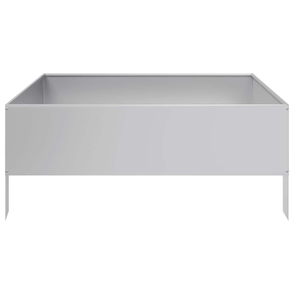 Jardinera De Acero Galvanizado 100x100x41 Cm_3