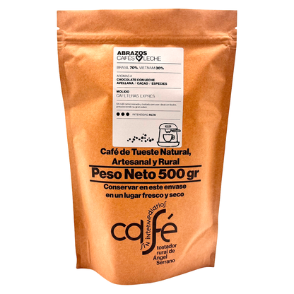 Cafe Sin Intermediarios Café Brasil Abrazos Molido Espresso 500 G_0