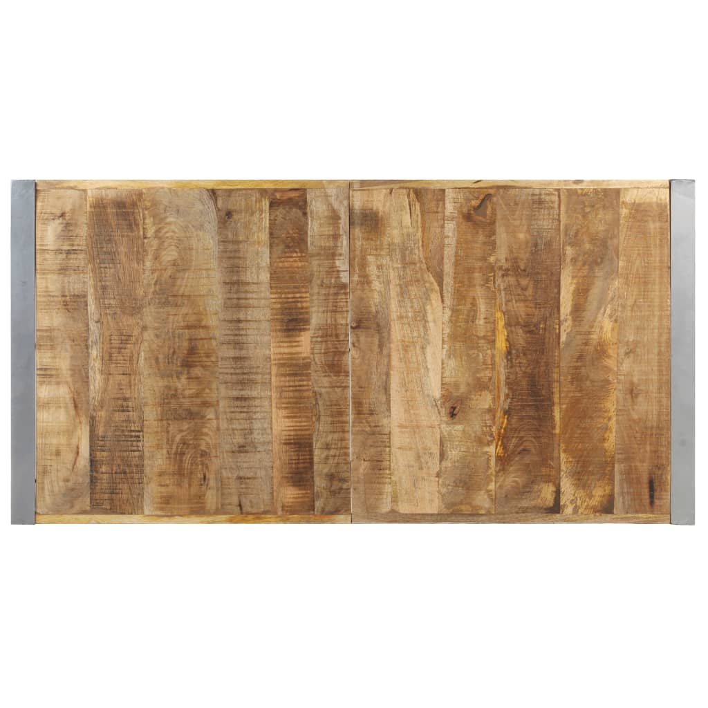 Mesa De Centro Madera De Mango Rugosa 140x70x40 Cm_1
