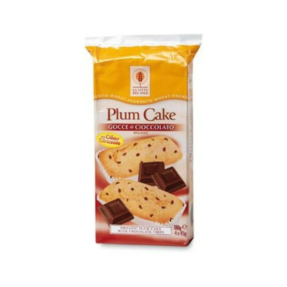 Plumcake con pepitas de chocolate, La Città del Sole, 4x45g