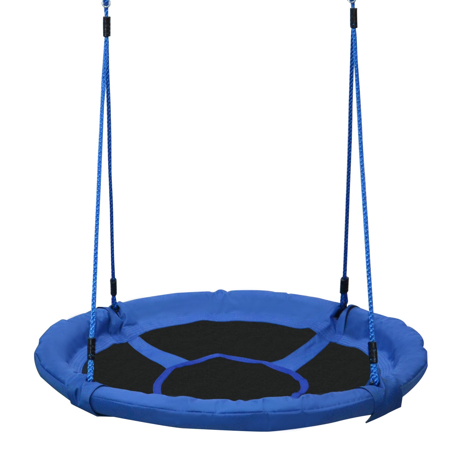 Homcom Columpio Nido Grande Infantil Desmontable Para Jardín Ø100x180 Cm Azul_0