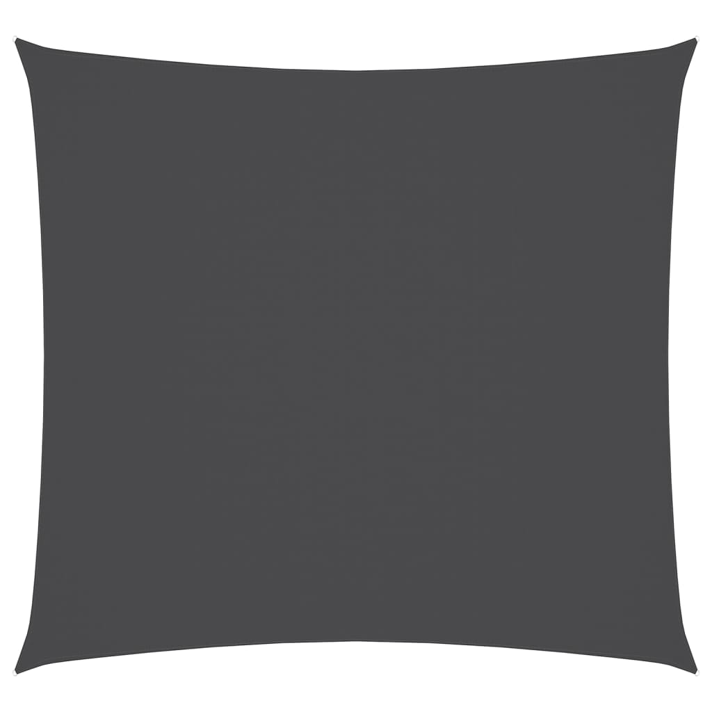 Toldo De Vela Cuadrado Tela Oxford Gris Antracita 6x6 M_0