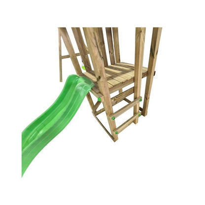 Parque Infantil Masgames Carlit M Techo De Madera Con Columpio Doble.