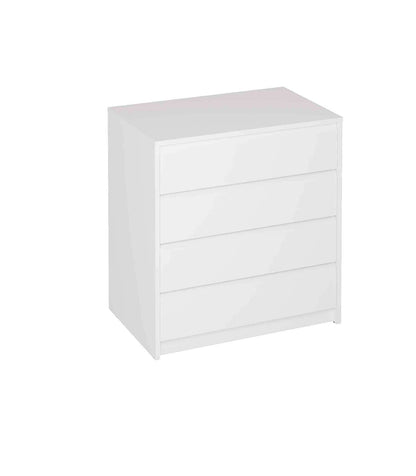 Cajonera De 70 Cm Para Armario 4 Cajones Acabado Blanco Bisel. 73,4 Cm(alto)70 Cm(ancho)45_0