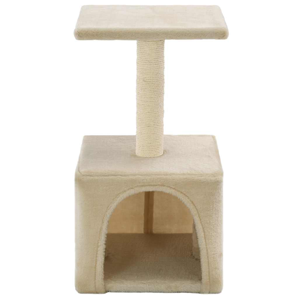 Vidaxl Rascador Para Gatos Con Poste De Sisal 55 Cm Beige_3