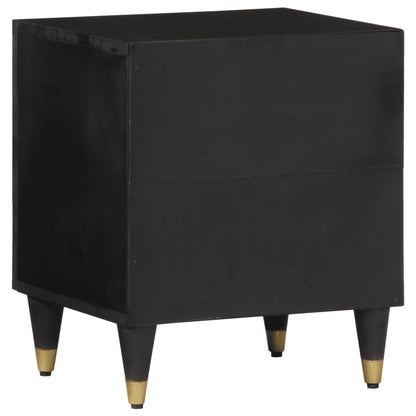 Mesitas De Noche 2 Uds Madera Maciza De Mango 40x33x46 Cm_4