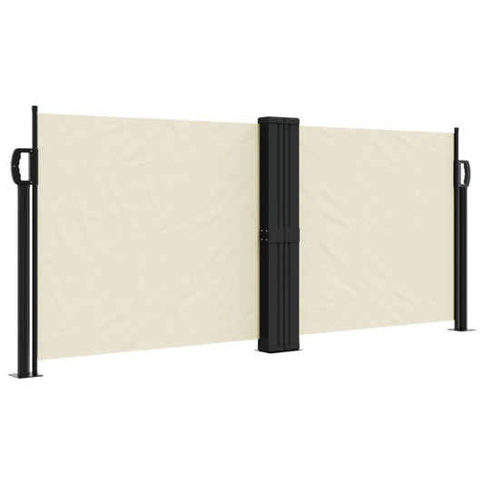 Vidaxl Toldo Lateral Retráctil Crema 100x1000 Cm_0