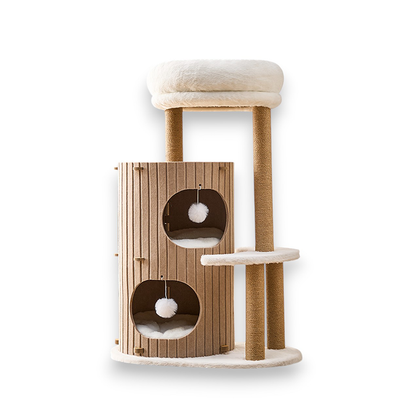 Árbol Para Gatos Horizonte Con Diseño Moderno Y Refugio Confortable Althea Living 61x41x93cm_0