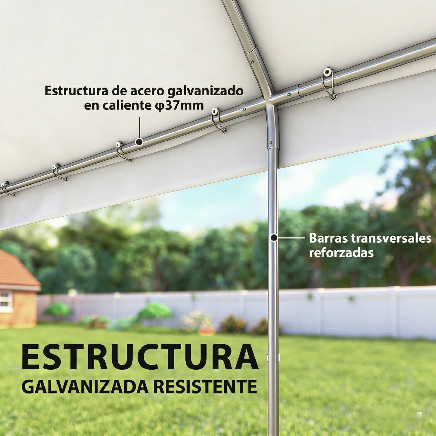 Outsunny Carpa Para Fiesta 4x6 M_4