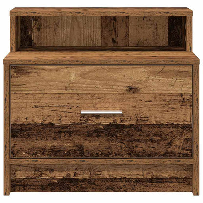 Mesillas De Noche Con Cajón 2 Uds Madera Vieja 51x31x47 Cm_2