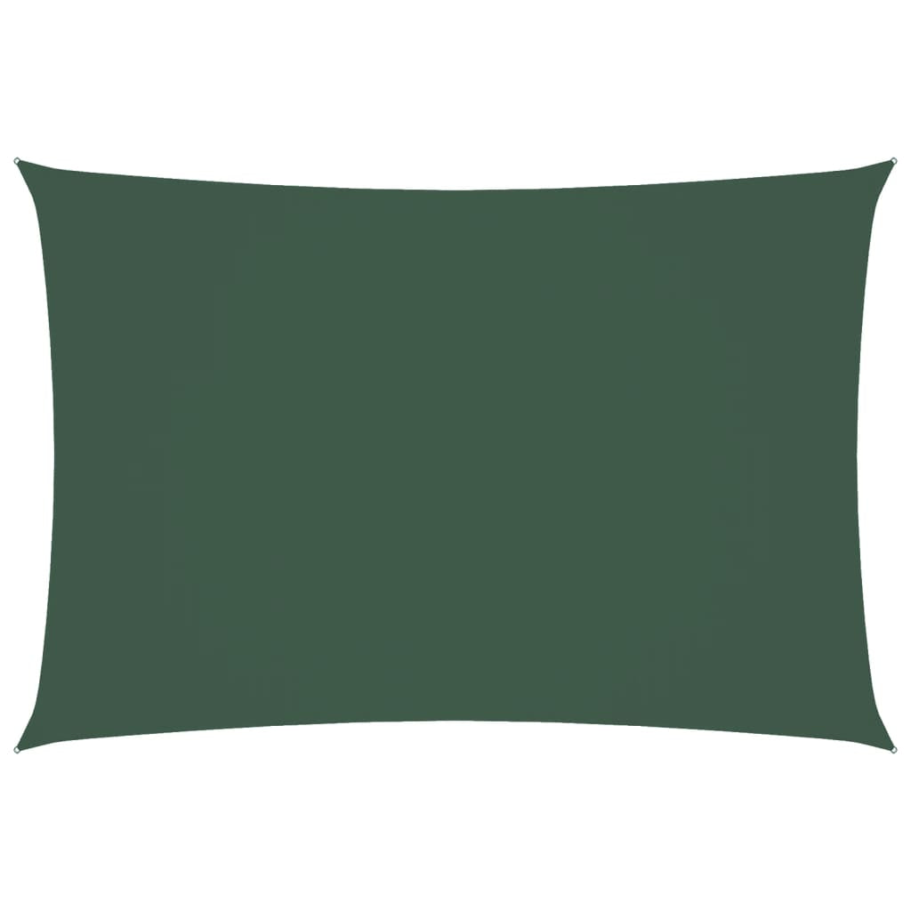 Vidaxl Toldo De Vela Rectangular Tela Oxford Verde Oscuro 2,5x4,5 M_0