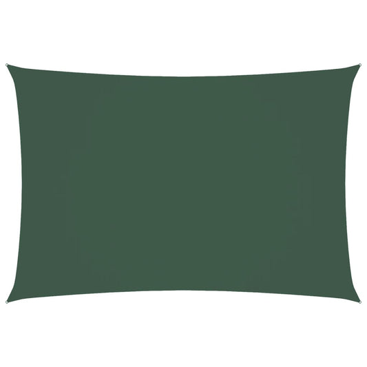 Vidaxl Toldo De Vela Rectangular Tela Oxford Verde Oscuro 2,5x4,5 M_0