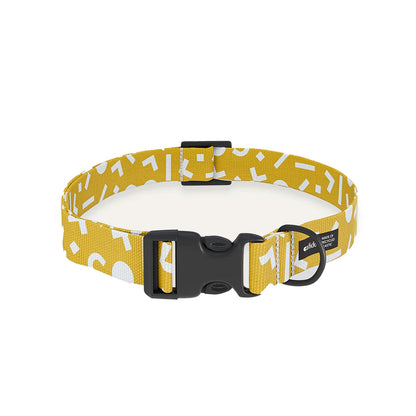 Cafide Collar De Material Pet Reciclado Mostaza. Modelo Juno._0