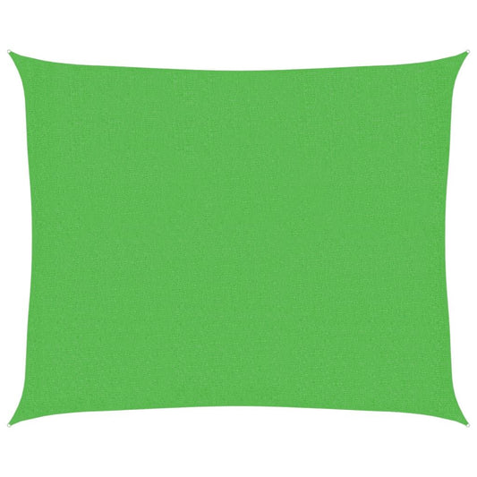 Vidaxl Toldo De Vela Hdpe Verde Claro 160 G/m² 2,5x3 M_0