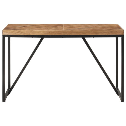 Mesa De Comedor Madera Maciza De Acacia Y Mango 120x60x76 Cm_0