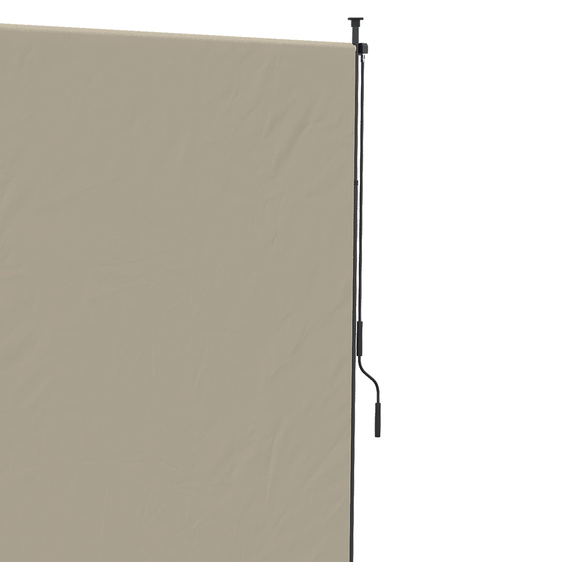 Outsunny Toldo Vertical Exterior 200x305 Cm Pantalla Privacidad Enrollable Arena_4
