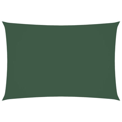Vidaxl Toldo De Vela Rectangular Tela Oxford Verde Oscuro 3x5 M_0