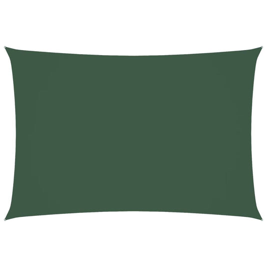 Vidaxl Toldo De Vela Rectangular Tela Oxford Verde Oscuro 3x5 M_0