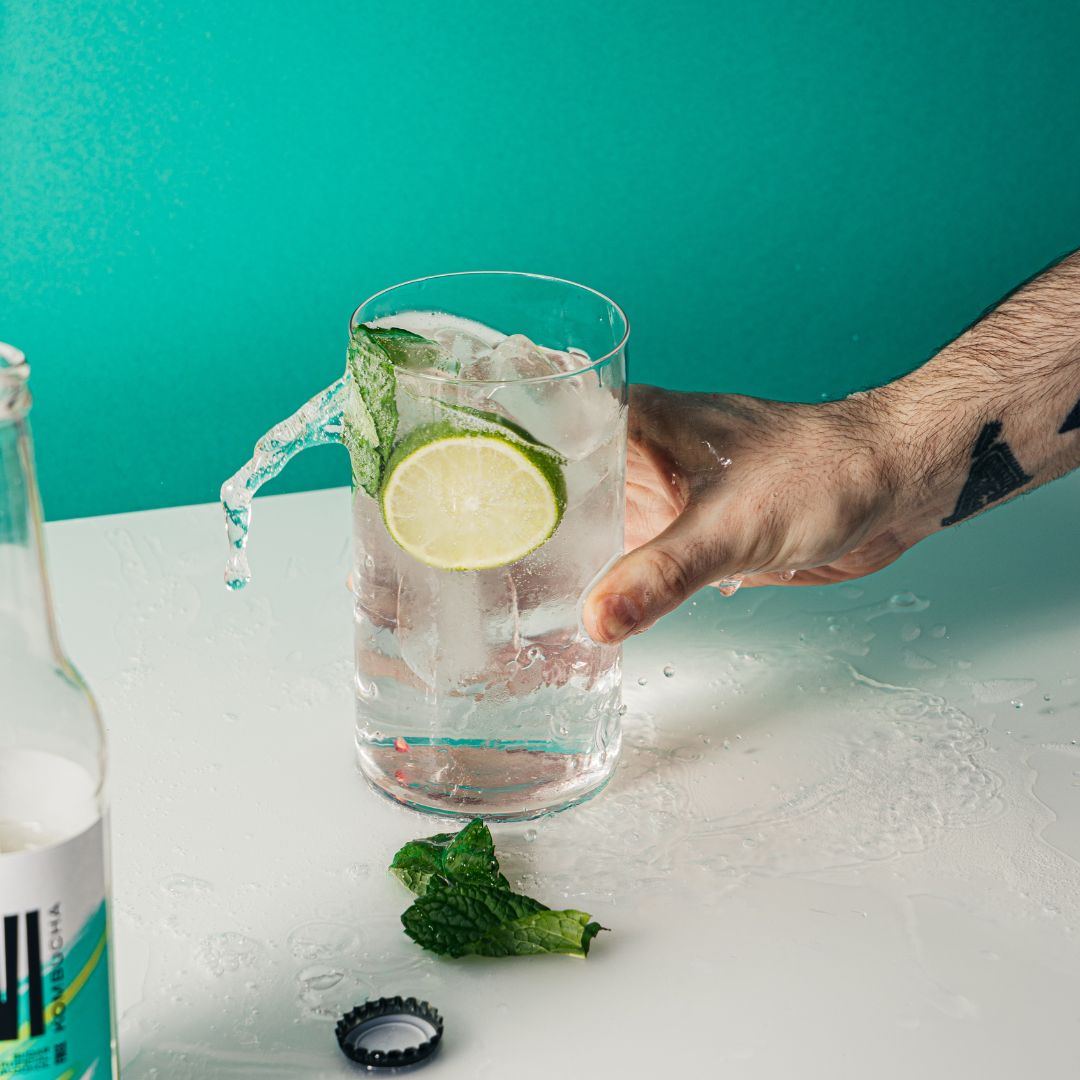 Kombucha Lime & Mint 0% Azucar Miwi 12 Latas 25cl_1