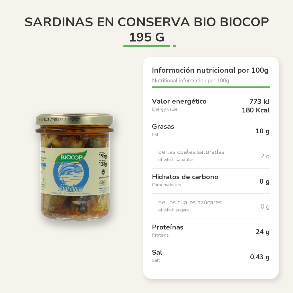 Información nutricional