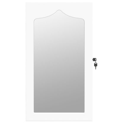 Vidaxl Espejo Con Joyero De Pared Blanco 37,5x10x67 Cm_3