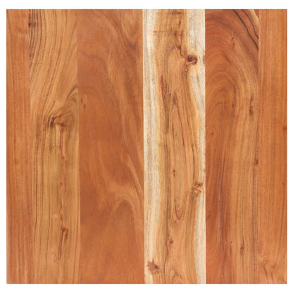 Mesa Alta De Bar Borde Natural Madera Maciza Acacia 50x50x110cm_1