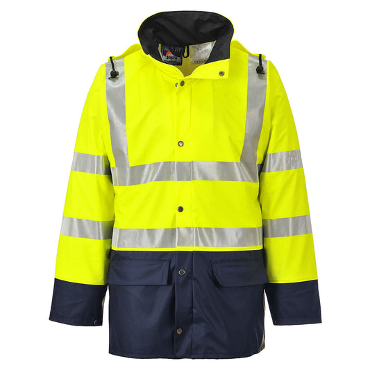Chubasquero De Alta Visibilidad Sealtex Ultra Contrast Rain / Xxl / Amarillo-marino_0