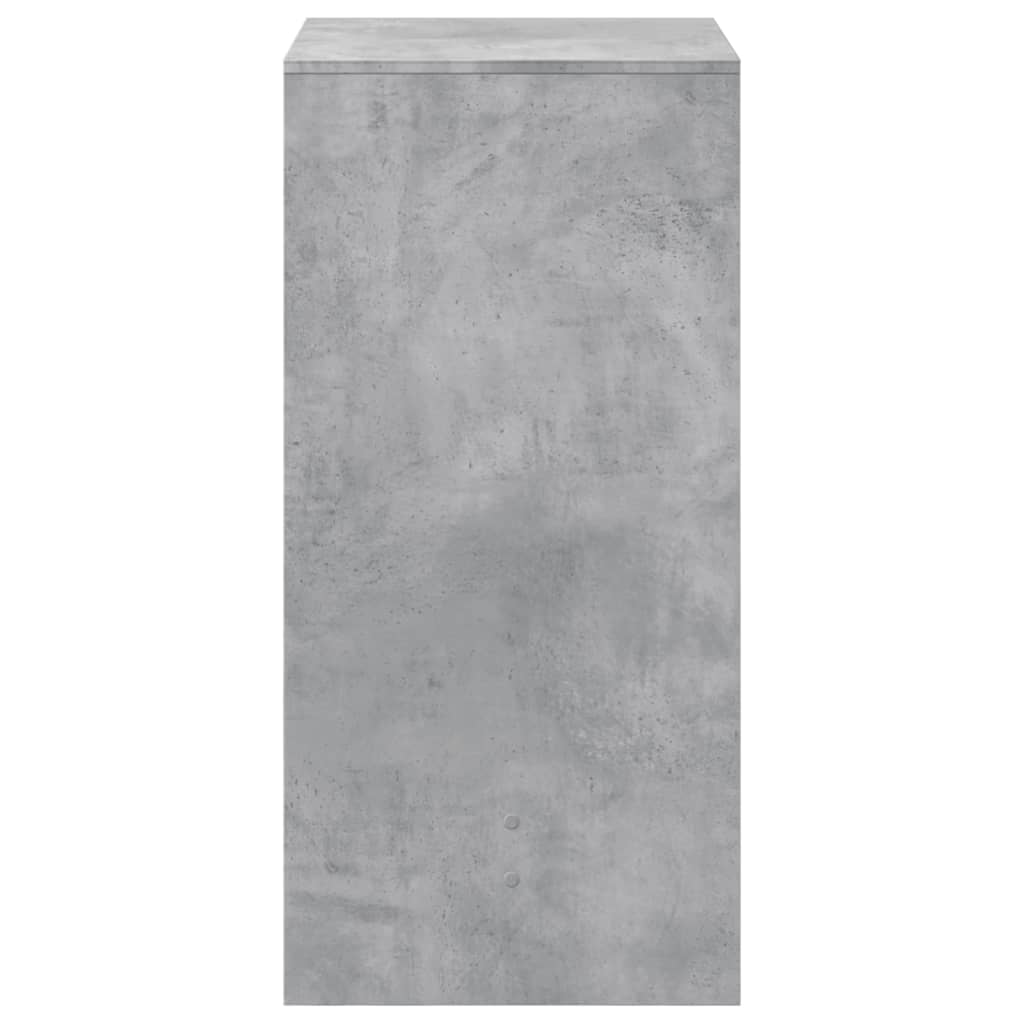 Mesa Alta De Bar Madera Ingeniería Gris Hormigón 51x50x103,5 Cm_3