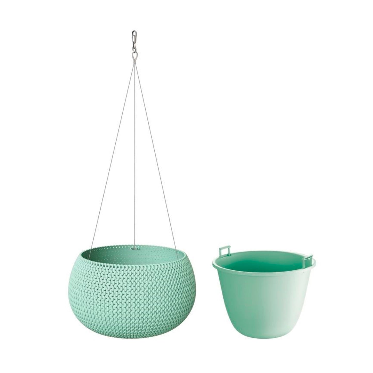 Maceta Splofy Bowl Ws, Con Depósito, Dimensiones (mm) 239x239x161, Color Azul Claro_3