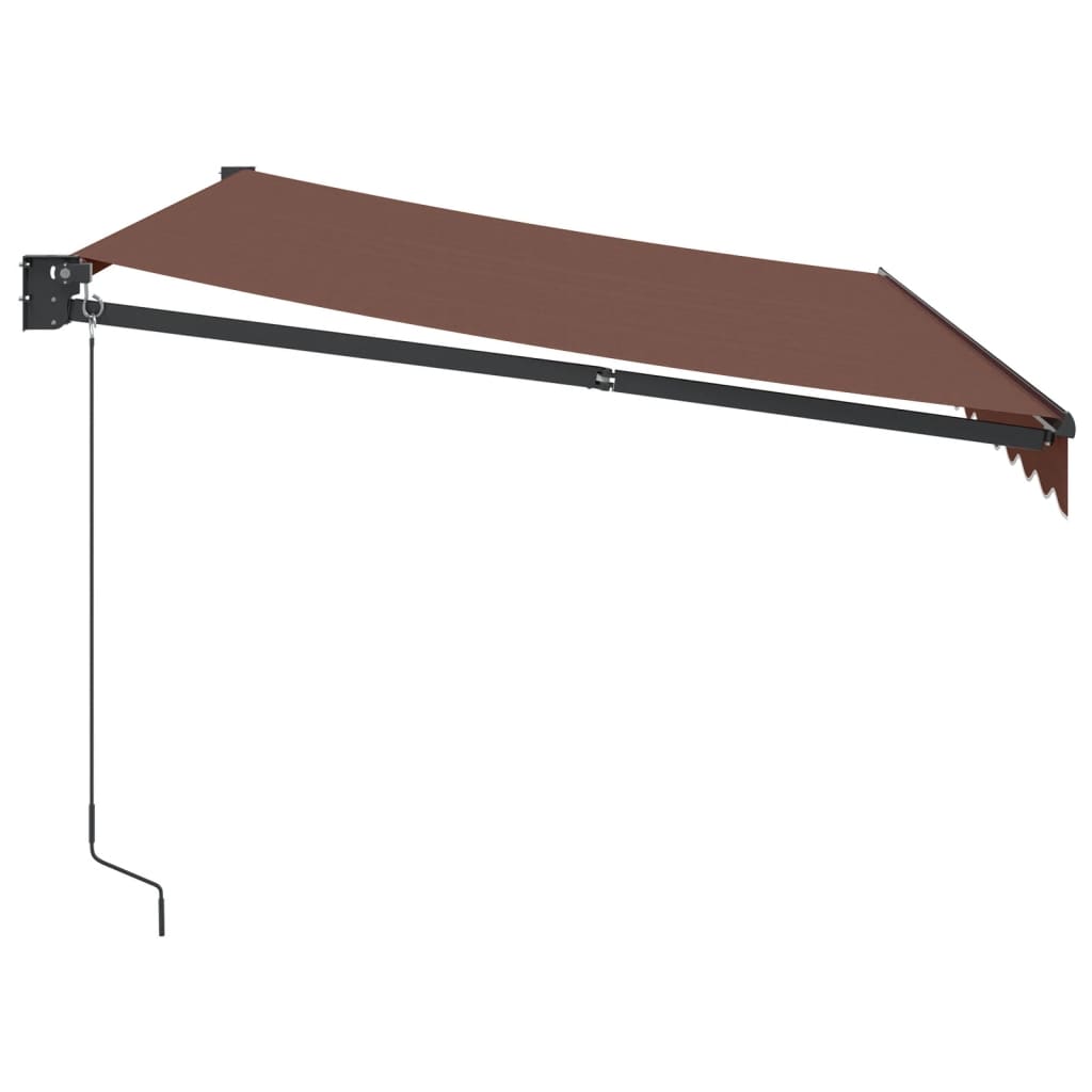 Toldo Retráctil Manual Marrón 350x250 Cm_3