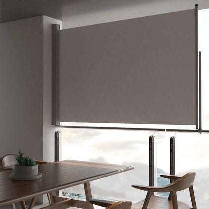 Vidaxl Toldo Lateral Retráctil Para Patio 160x300 Cm Gris_1