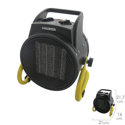 Calefactor Termoventilador Ceramico Cañon Aire 1000 / 2000 W._0
