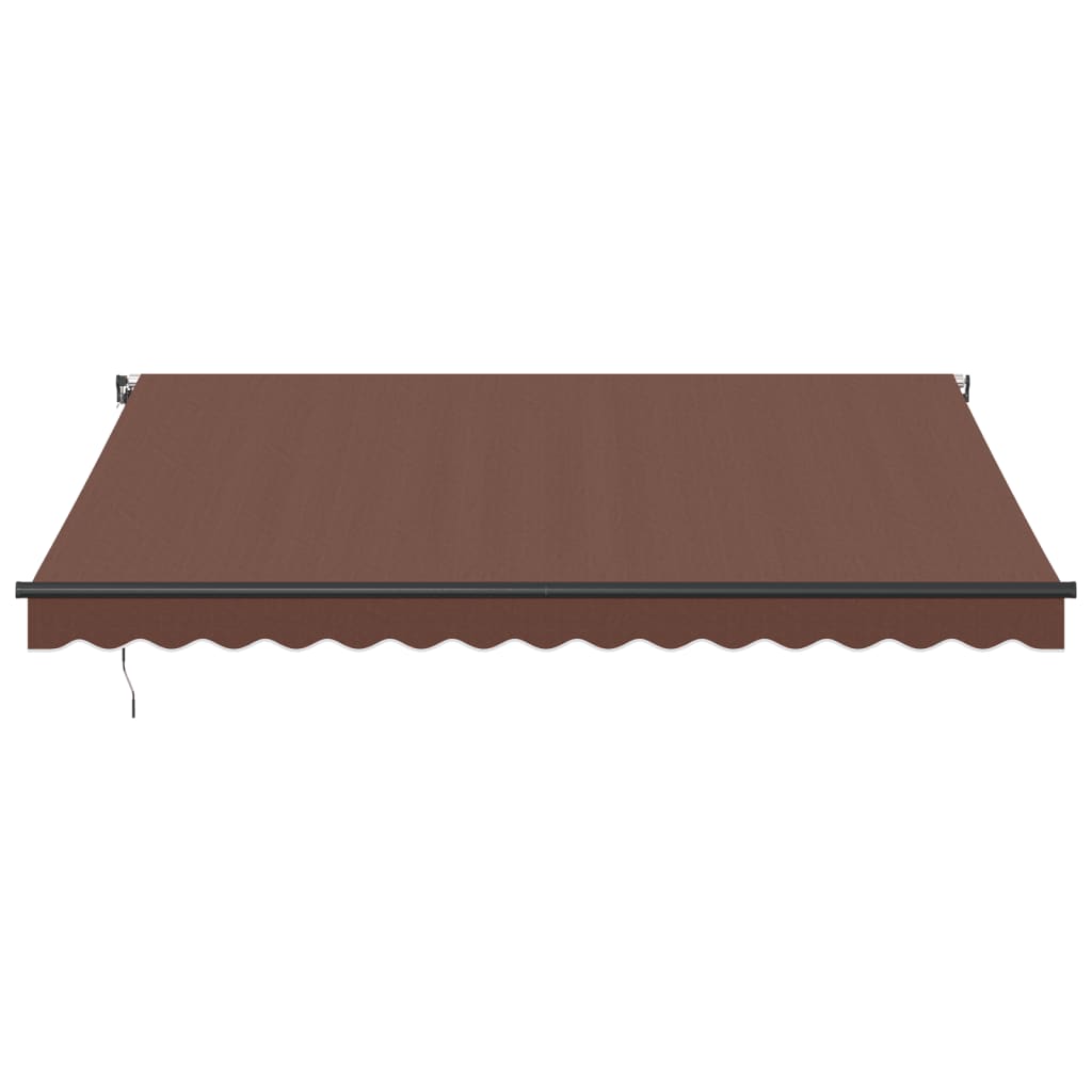 Toldo Retráctil Manual Marrón 400x350 Cm_2