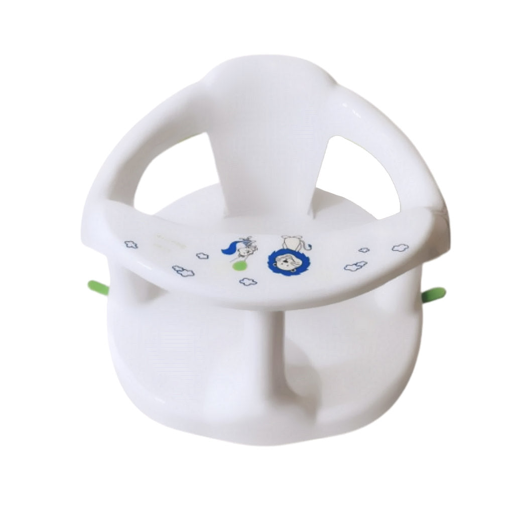 Bathby Asiento De Baño Para Bebé Blanco | Sujeción Con Ventosas Antideslizantes | Silla De Baño Ergonómica Y Segura
