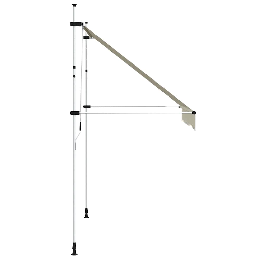 Toldo Retráctil De Operación Manual 250 Cm Crema_3