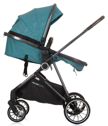 Carrito De Bebé Duo Convertible Aura Hasta 22 Kg Obsidian Silver_3