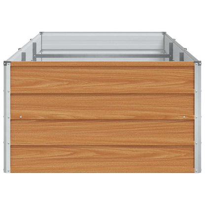 Arriate Elevado Marrón Claro 240 X 80 X 45 Cm Acero Galvanizado_5