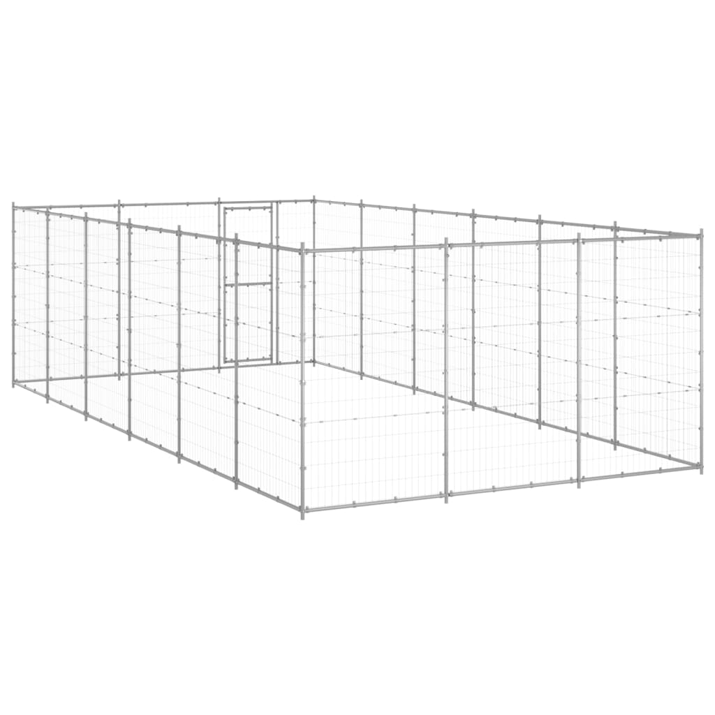 Perrera De Exterior De Acero Galvanizado 21,78 M²_3