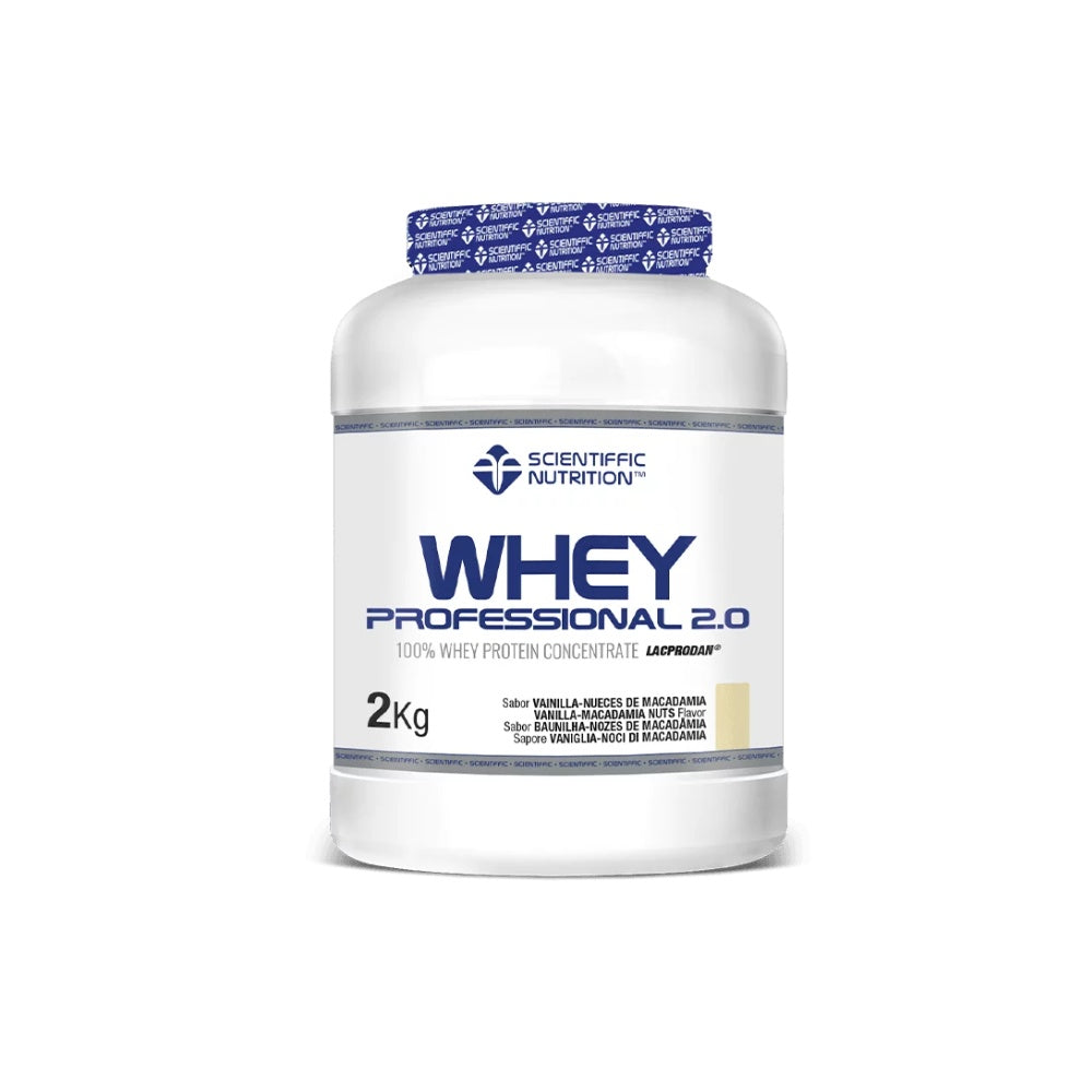Whey Professional 2.0 2 Kg Vainilla - Nueces De Macadamia