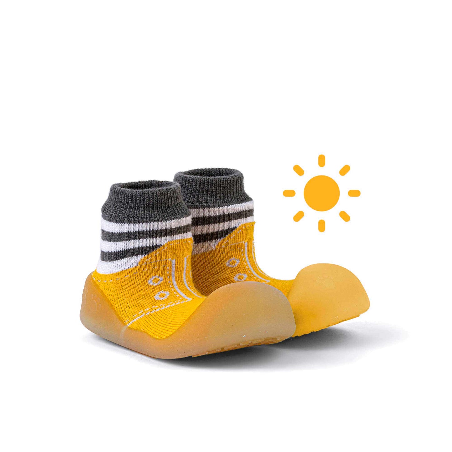 Zapatos De Bebé Que Cambian De Color Con La Luz Del Sol Sneakers Yellow Bigtoes Chameleon