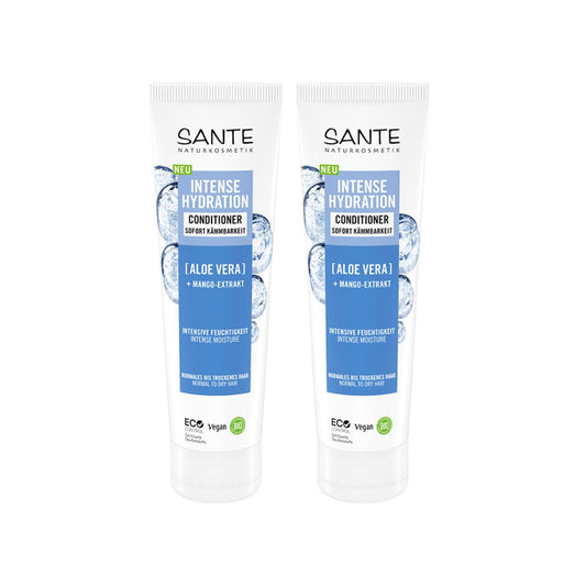 Pack 2x Acondicionador hidratación intensa aloe Sante 150 ml