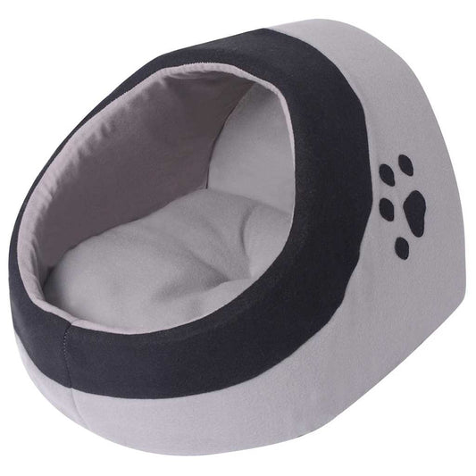 Vidaxl Cama Cubo Para Gatos Tamaño M Gris Y Negra_0