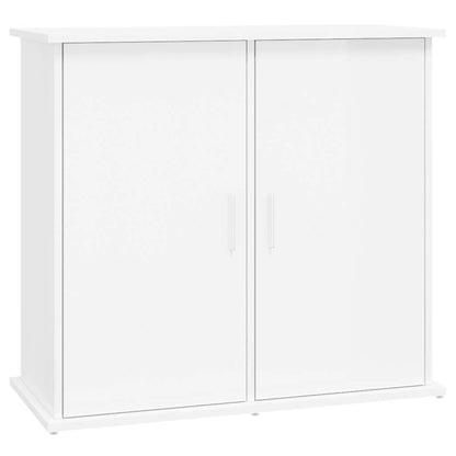 Vidaxl Soporte De Acuario Madera Ingeniería Blanco Brillo 81x36x73 Cm_0