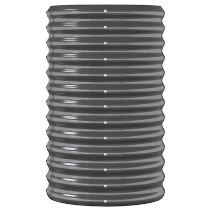 Jardinera Arriate Acero Galvanizado Antracita 114x40x68 Cm_3