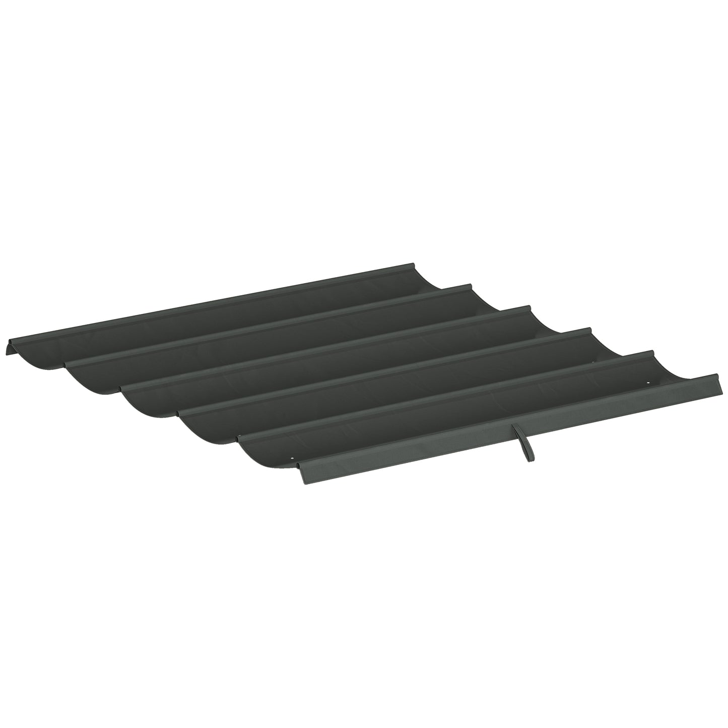 Outsunny Cubierta Para Pérgola Retráctil 2,5x2,55m Para Marco De 3x3 M Gris_0