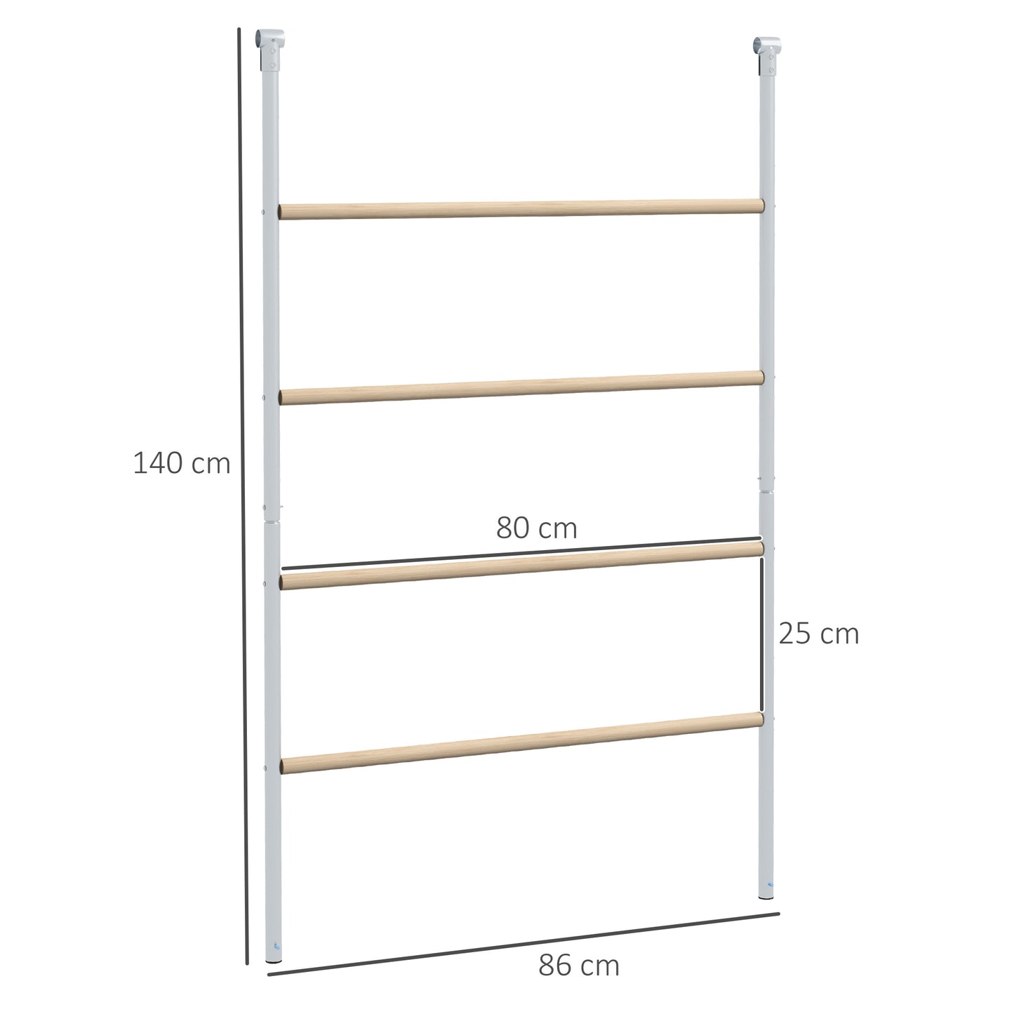 Pawhut Percha Para Gallinas De 4 Niveles Para 4-6 Gallinas 140x86 Cm Natural_2