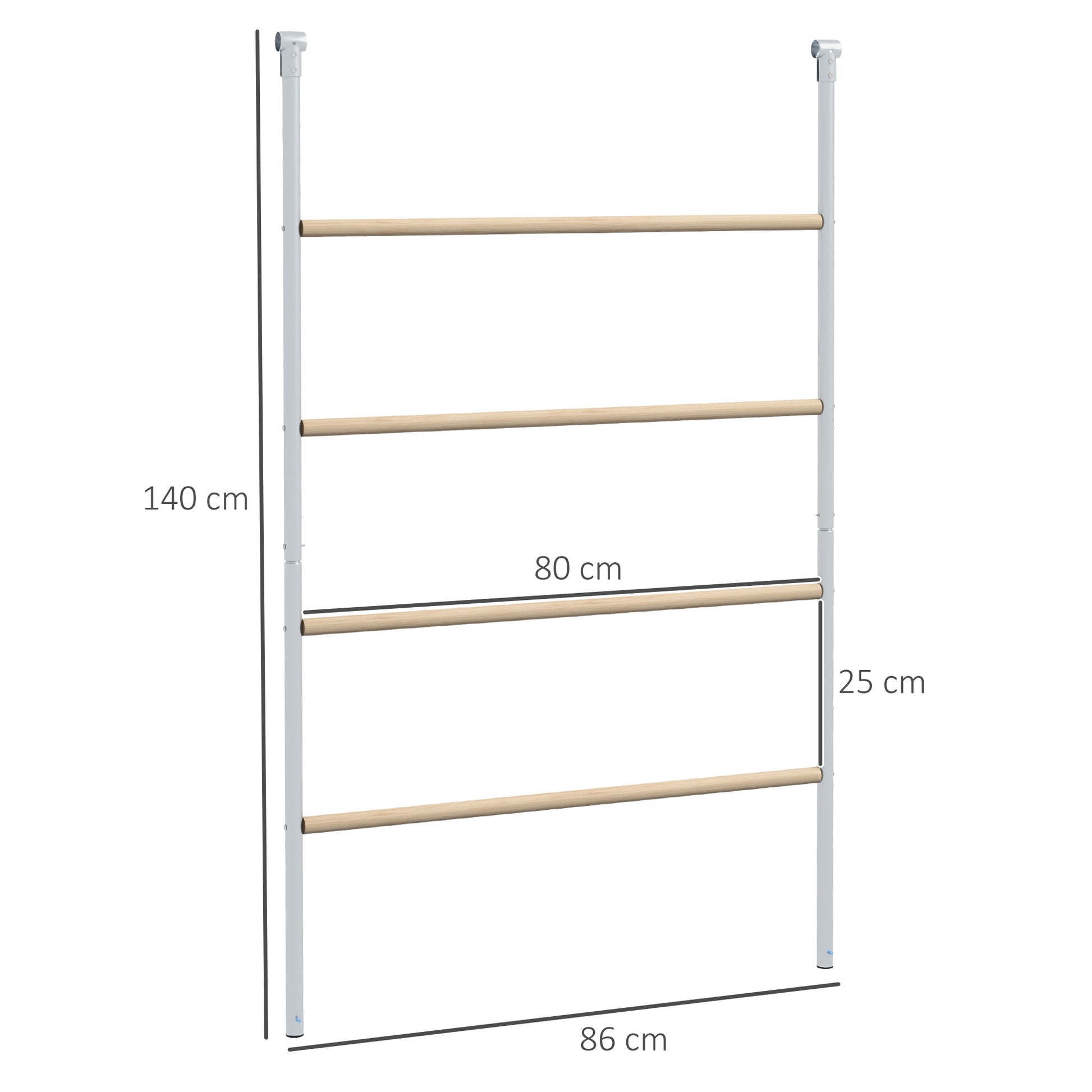 Pawhut Percha Para Gallinas De 4 Niveles Para 4-6 Gallinas 140x86 Cm Natural_2