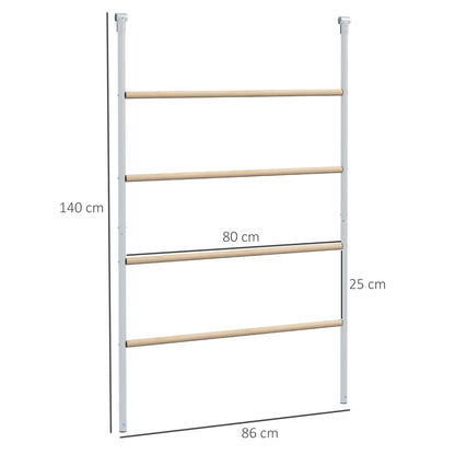 Pawhut Percha Para Gallinas De 4 Niveles Para 4-6 Gallinas 140x86 Cm Natural_2