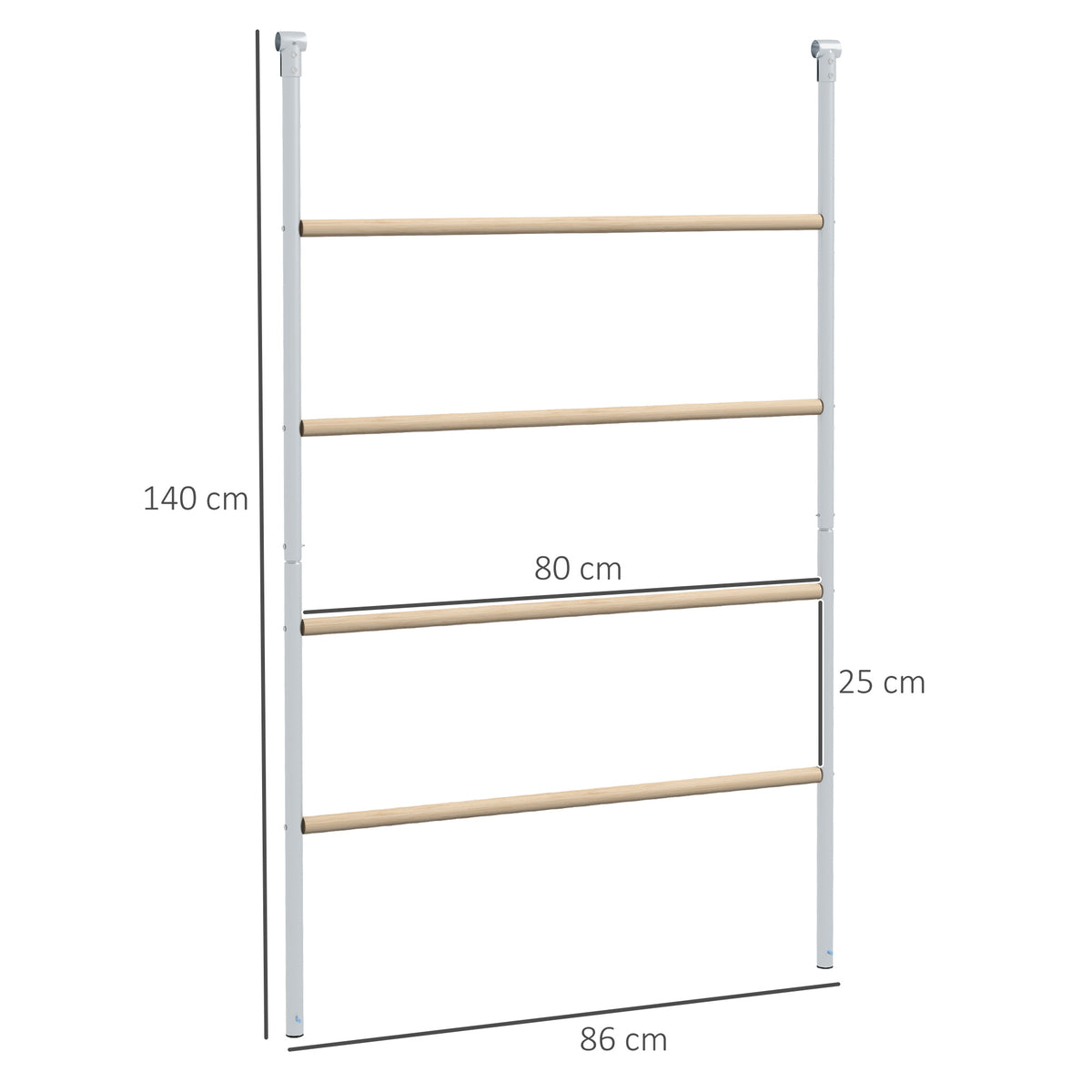 Pawhut Percha Para Gallinas De 4 Niveles Para 4-6 Gallinas 140x86 Cm Natural_2